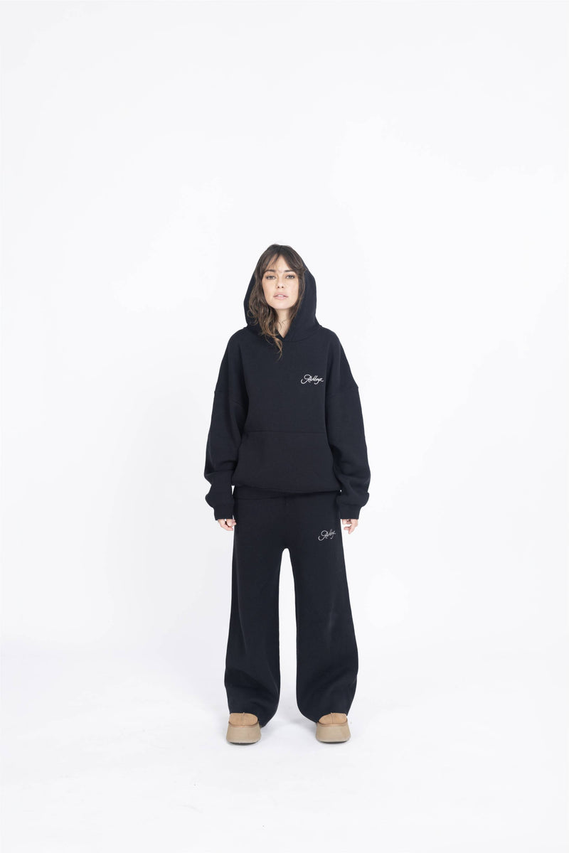 Knitted Pants - Obsidian