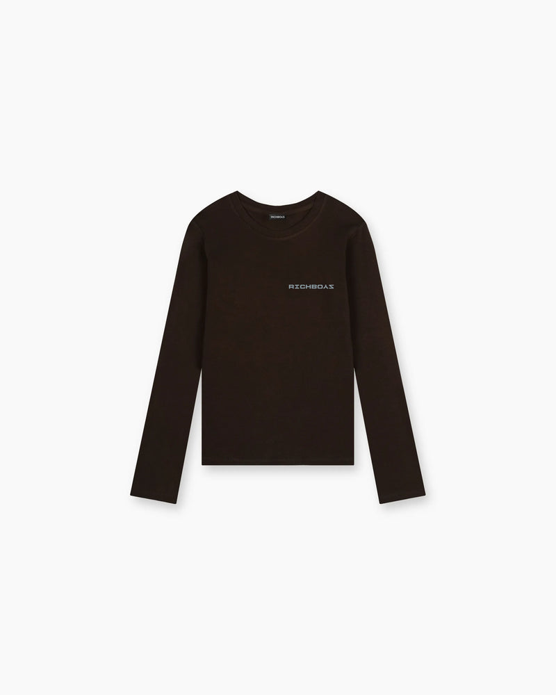 Long Sleeve Tee - Brown
