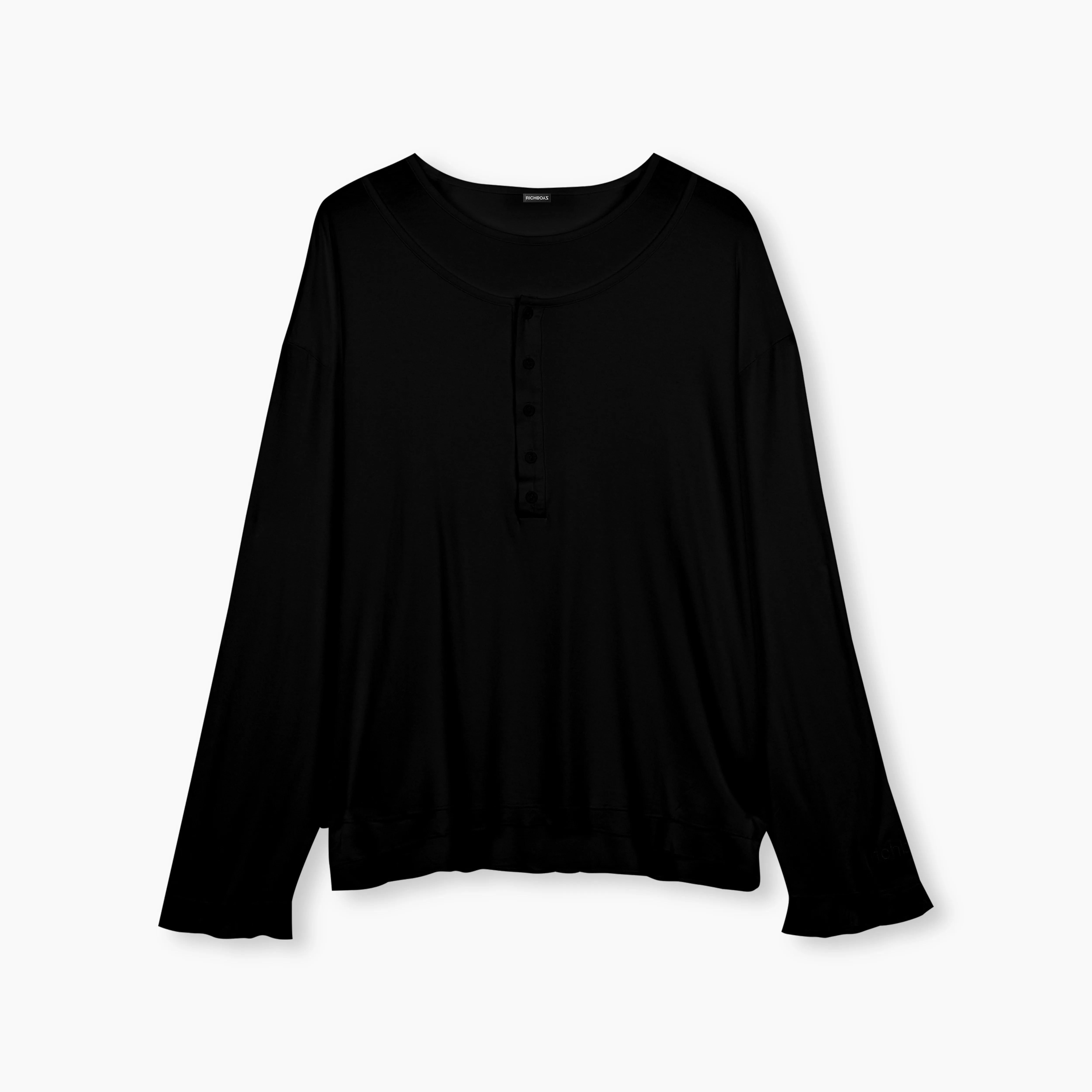 Modal Long sleeve - Frost Black