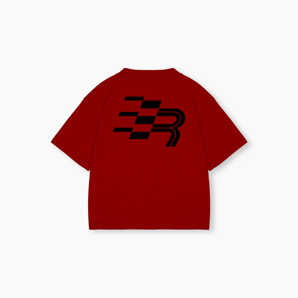 Premium Box Tee - Chili Red