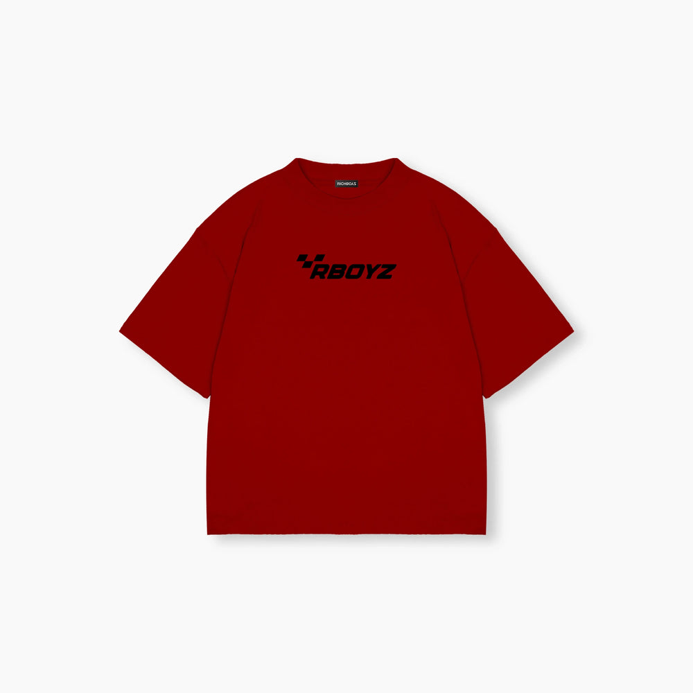 Premium Box Tee - Chili Red