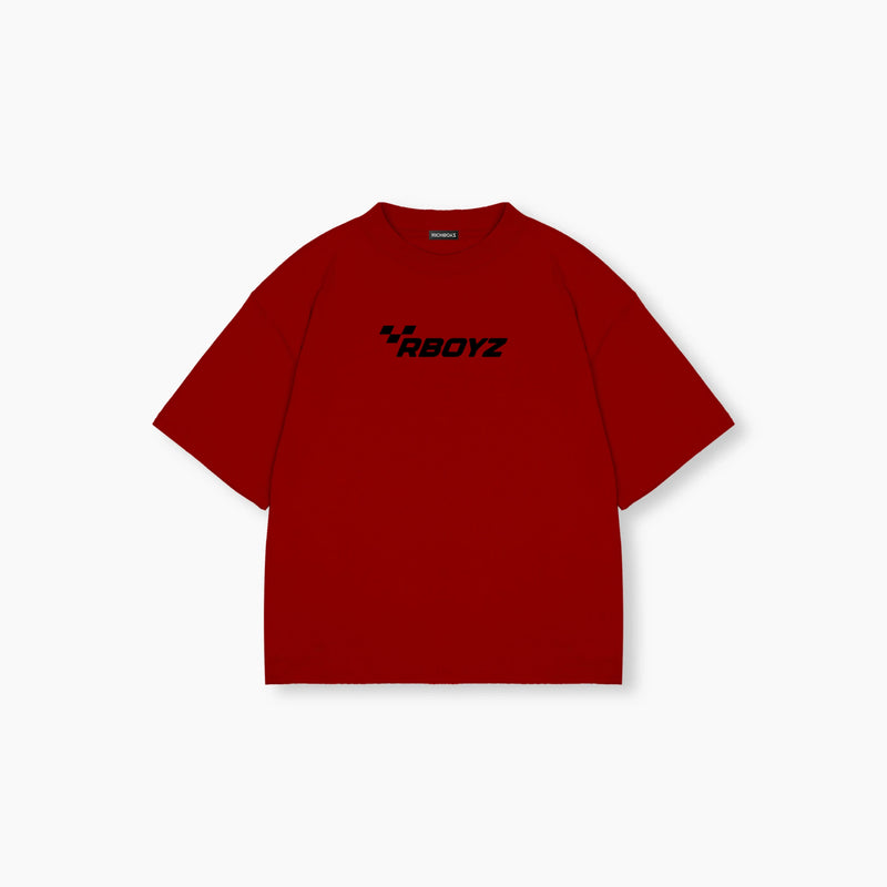 Premium Box Tee - Chili Red