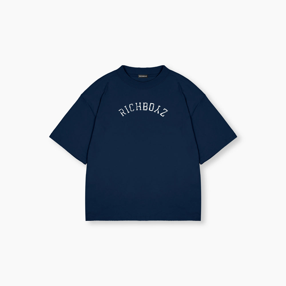 Premium Box Tee - Navy Blue