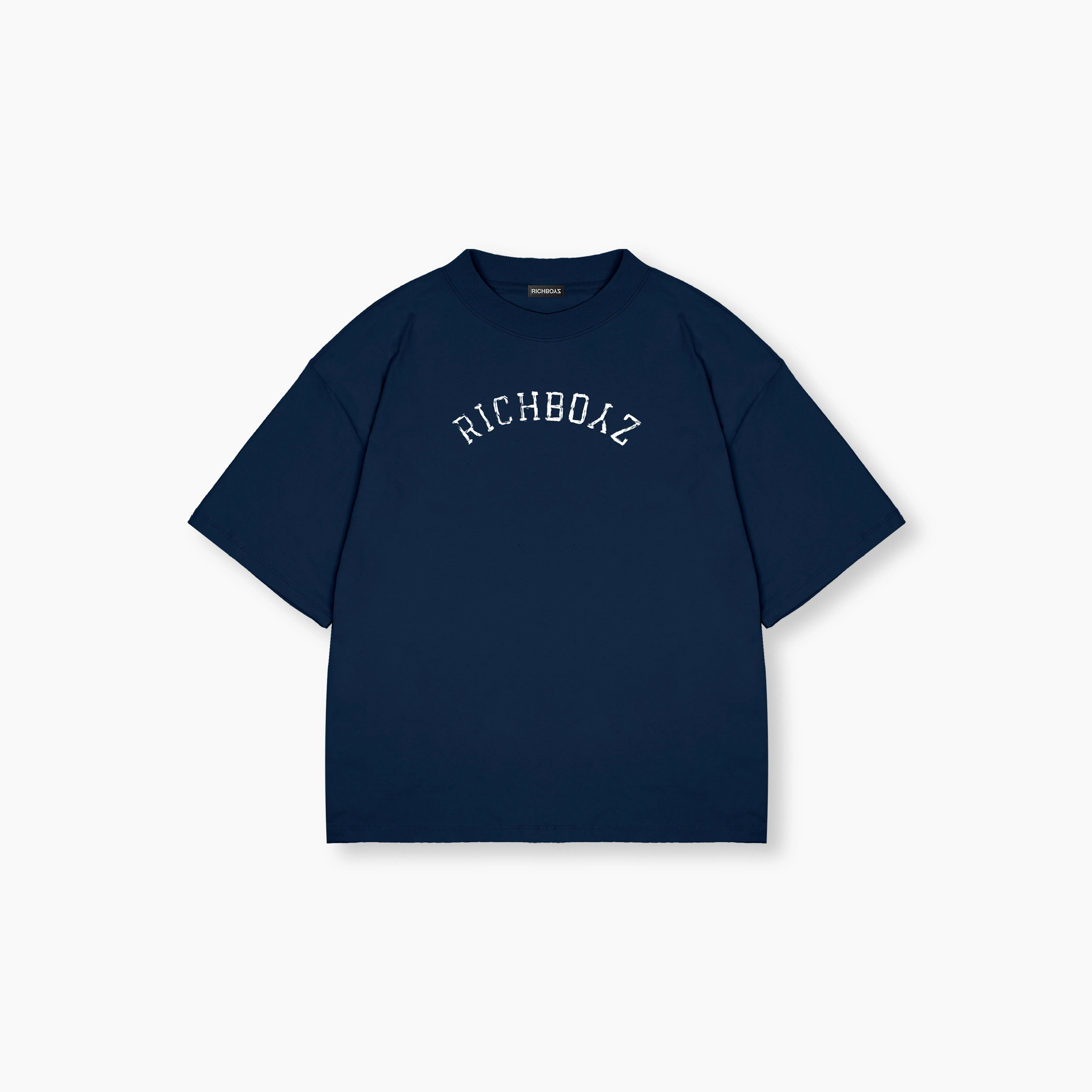 Premium Box Tee - Navy Blue