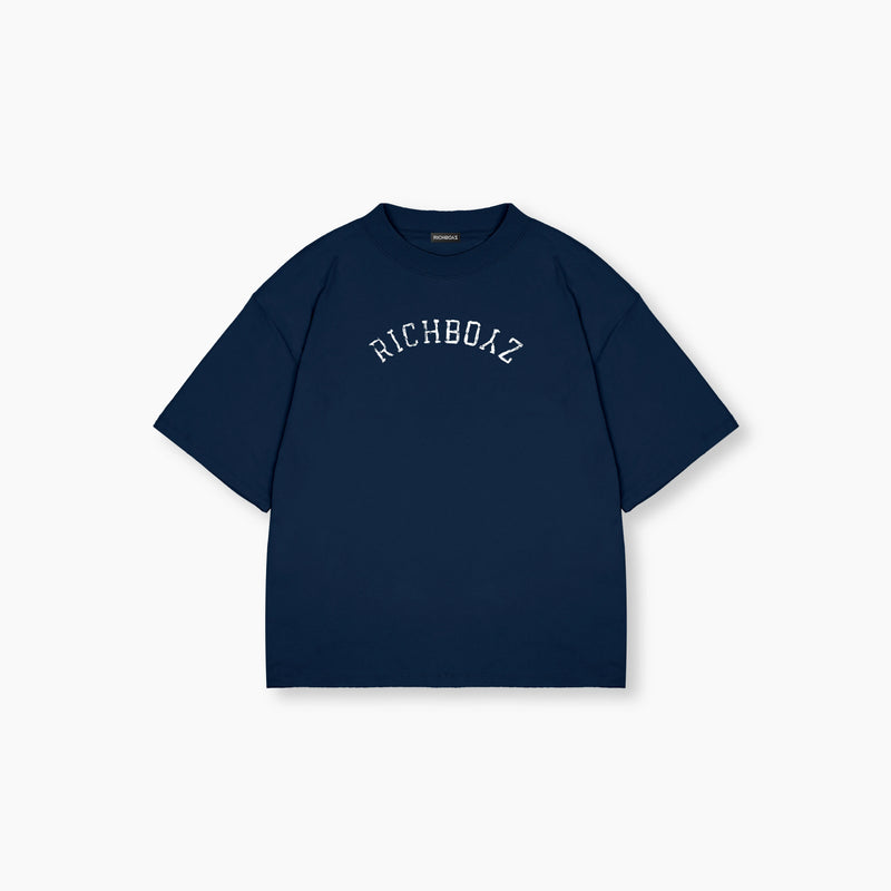Premium Box Tee - Navy Blue