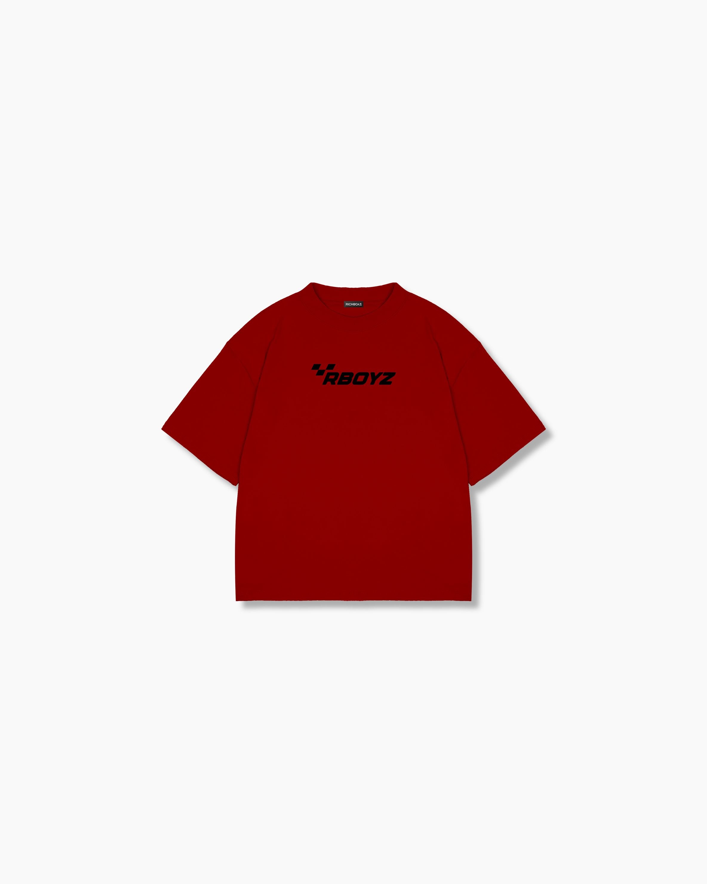 Premium Box Tee - Chili Red