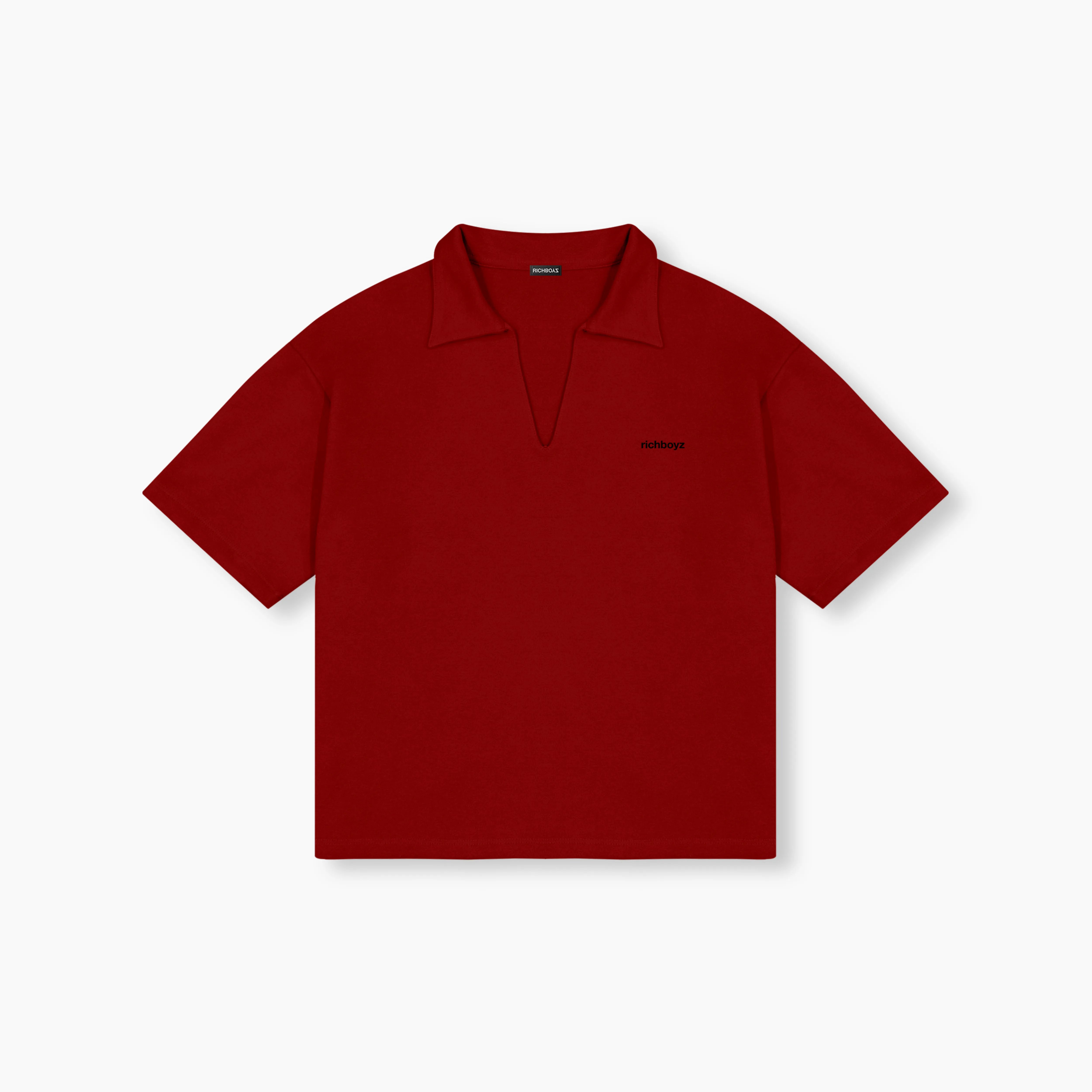 Pique Polo Shirt - Chili Red