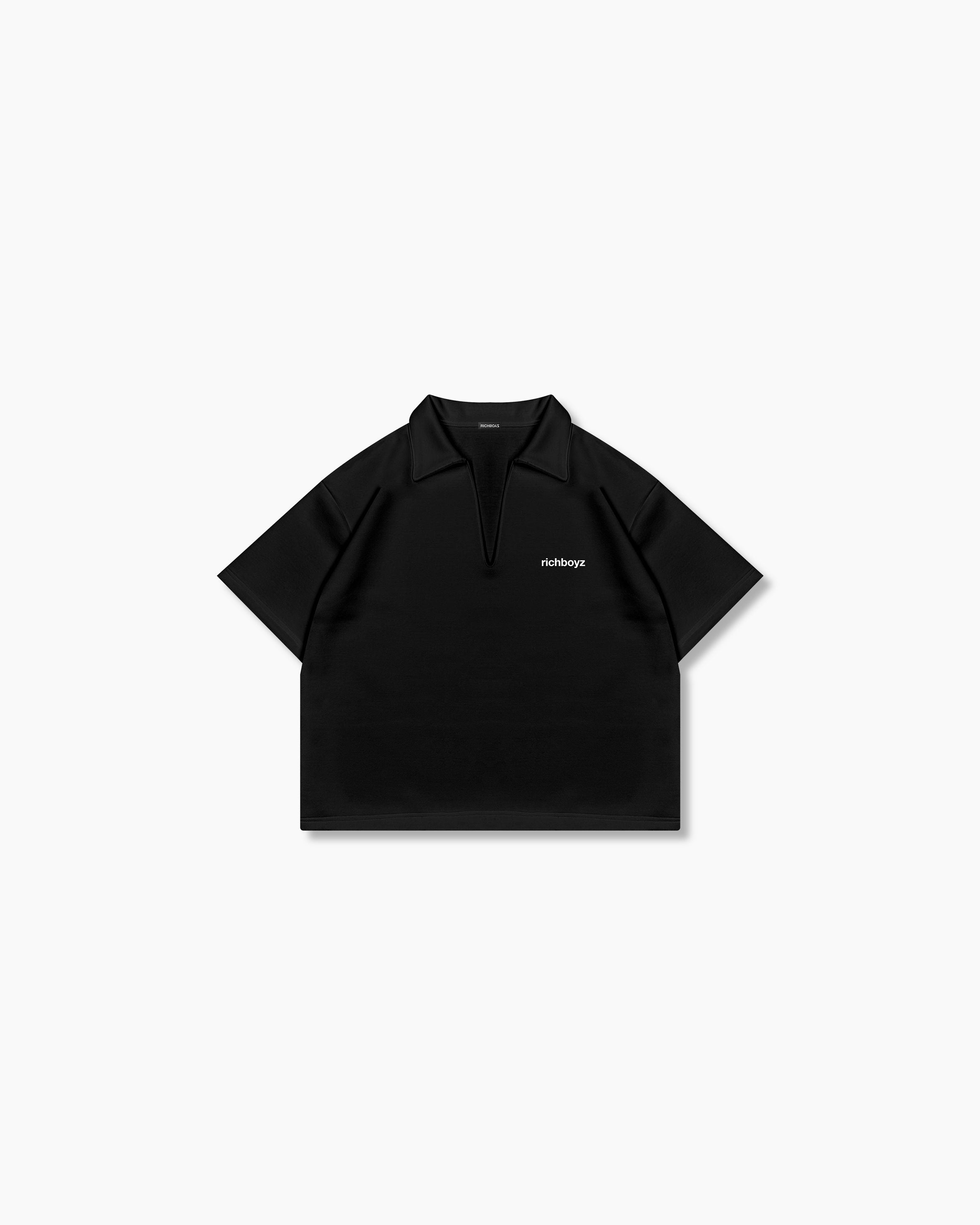 Pique Polo Shirt - Racing Black