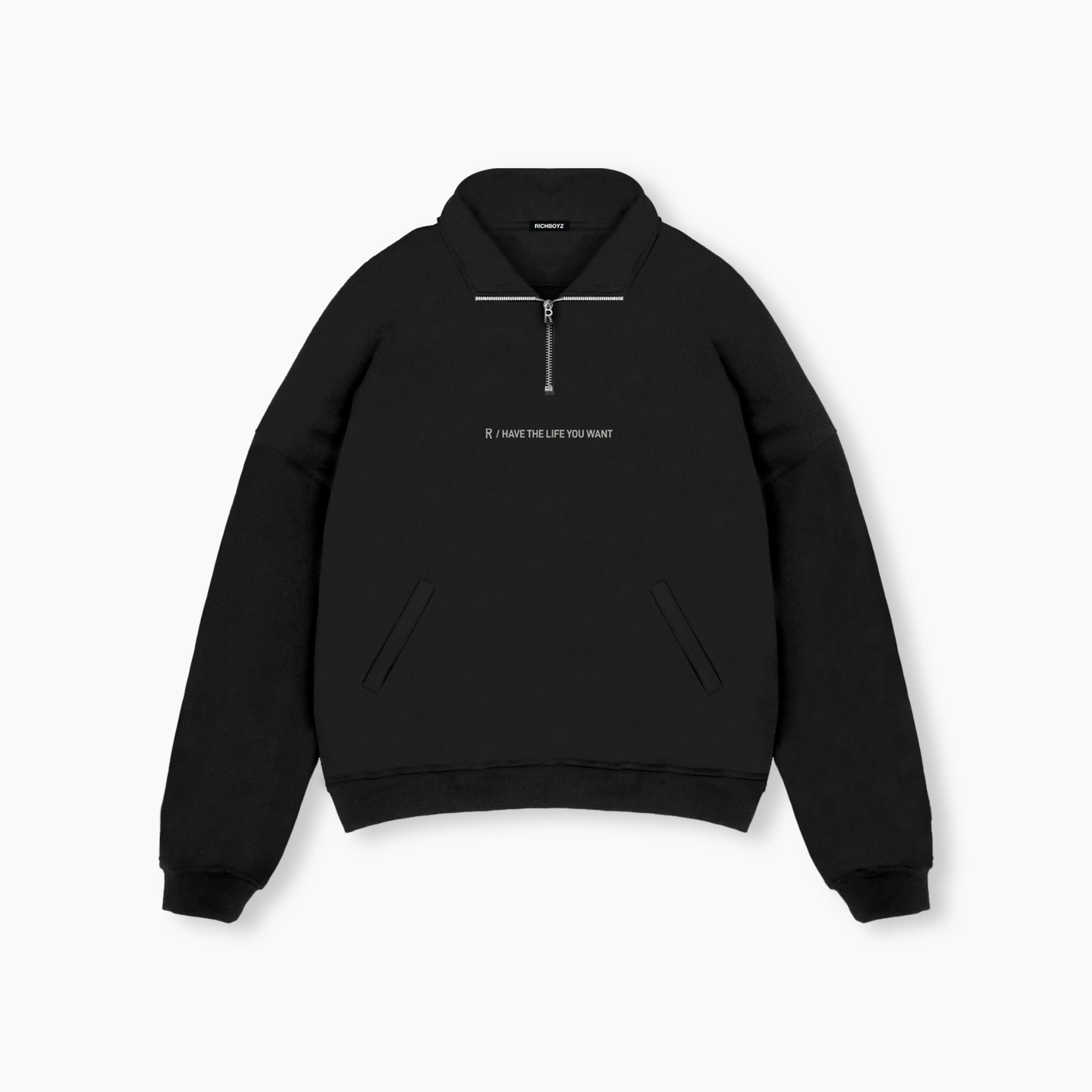 QUARTER ZIP PULLOVER - PHANTOM