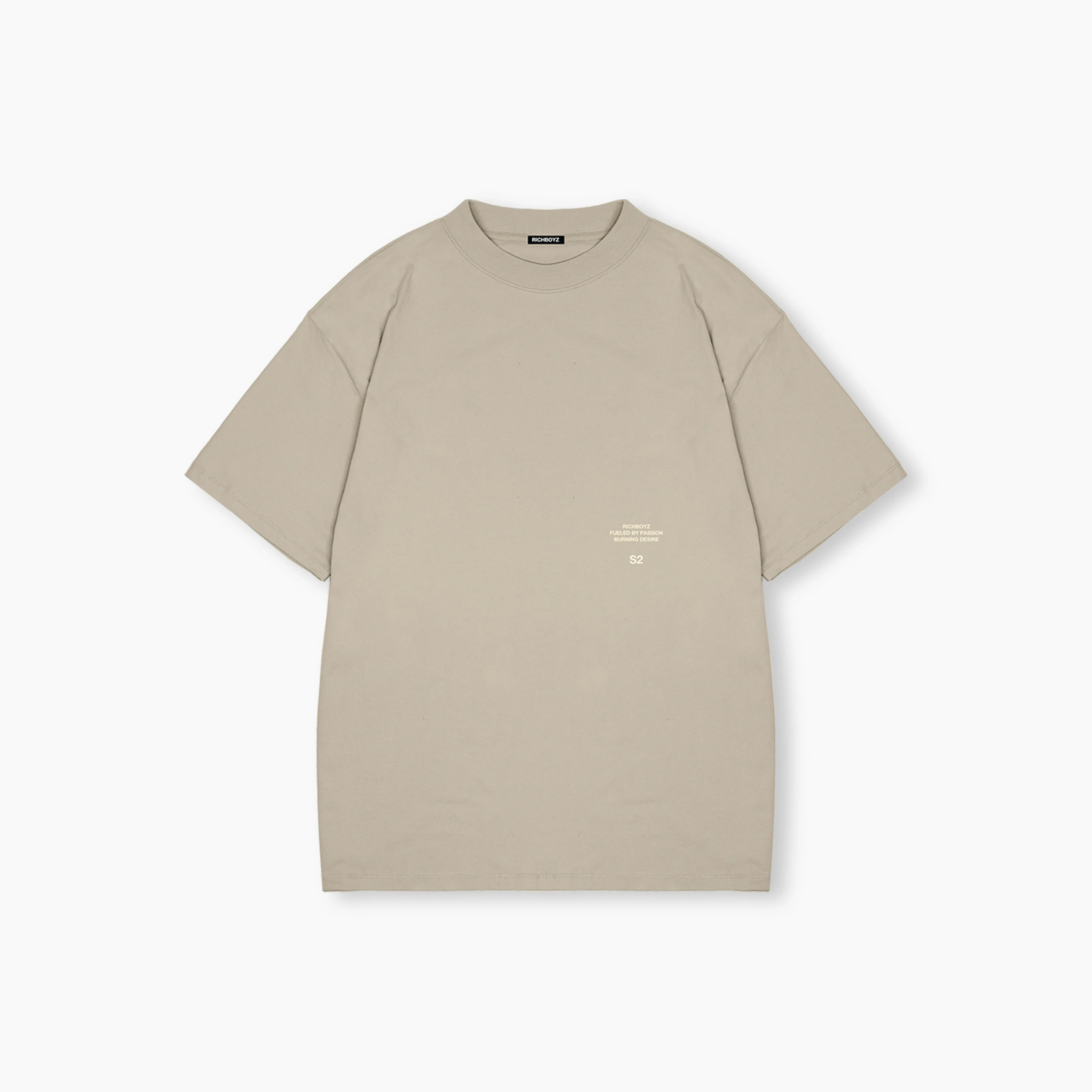 RELAXED DROP SHOULDER TEE - FOG