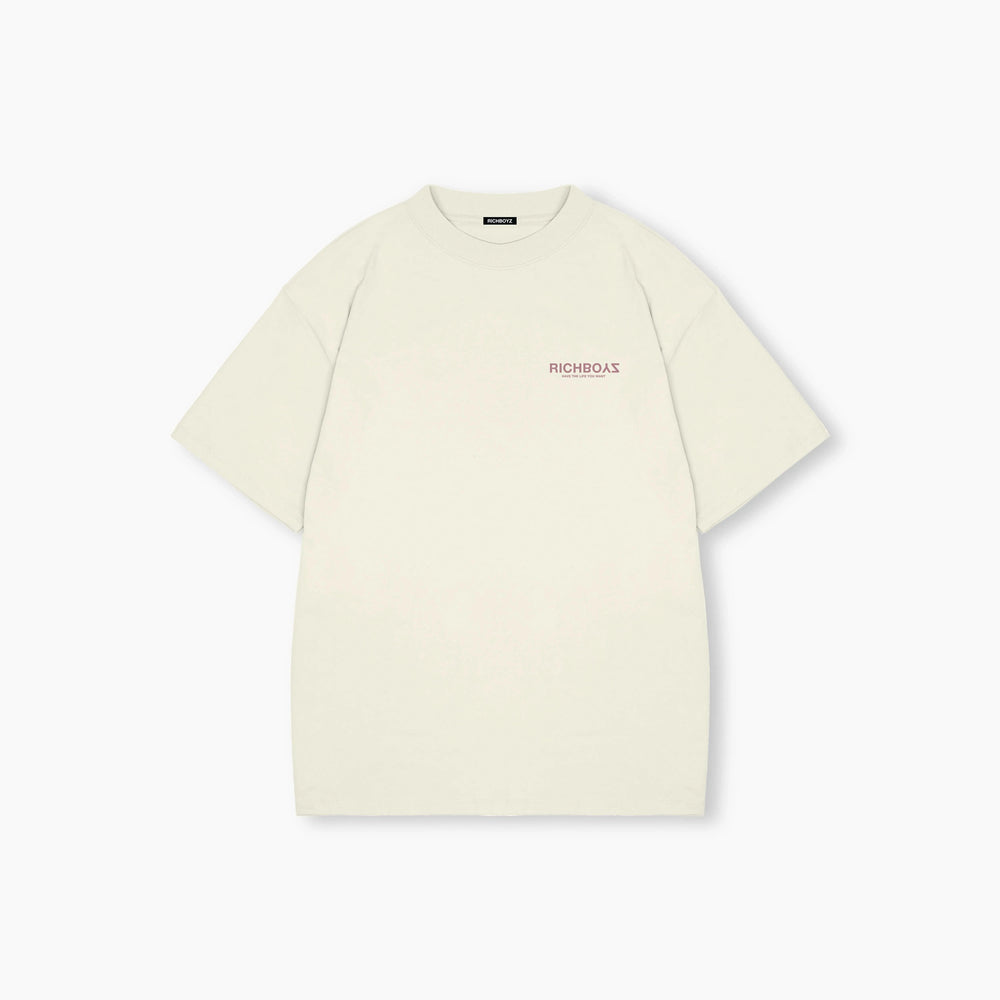 Relaxed Drop Shoulder Tee - Moon