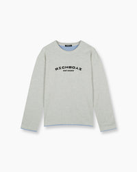 Raw Edge Long Sleeve - Lagoon