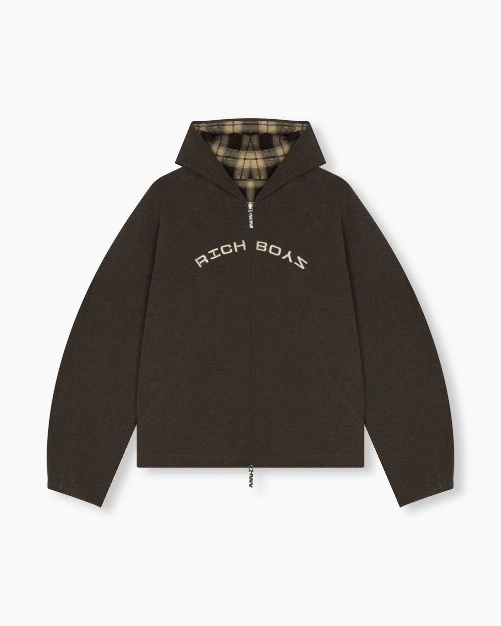 Reversible Airy Zip Hoodie