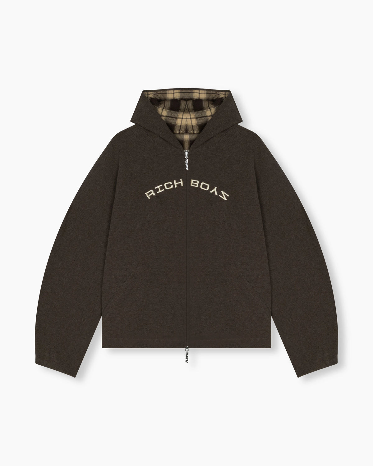 Reversible Airy Zip Hoodie