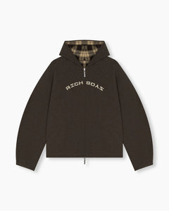 Reversible Airy Zip Hoodie