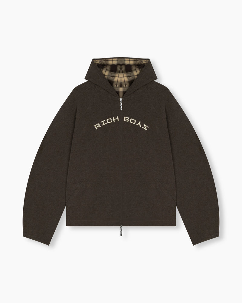 Reversible Airy Zip Hoodie