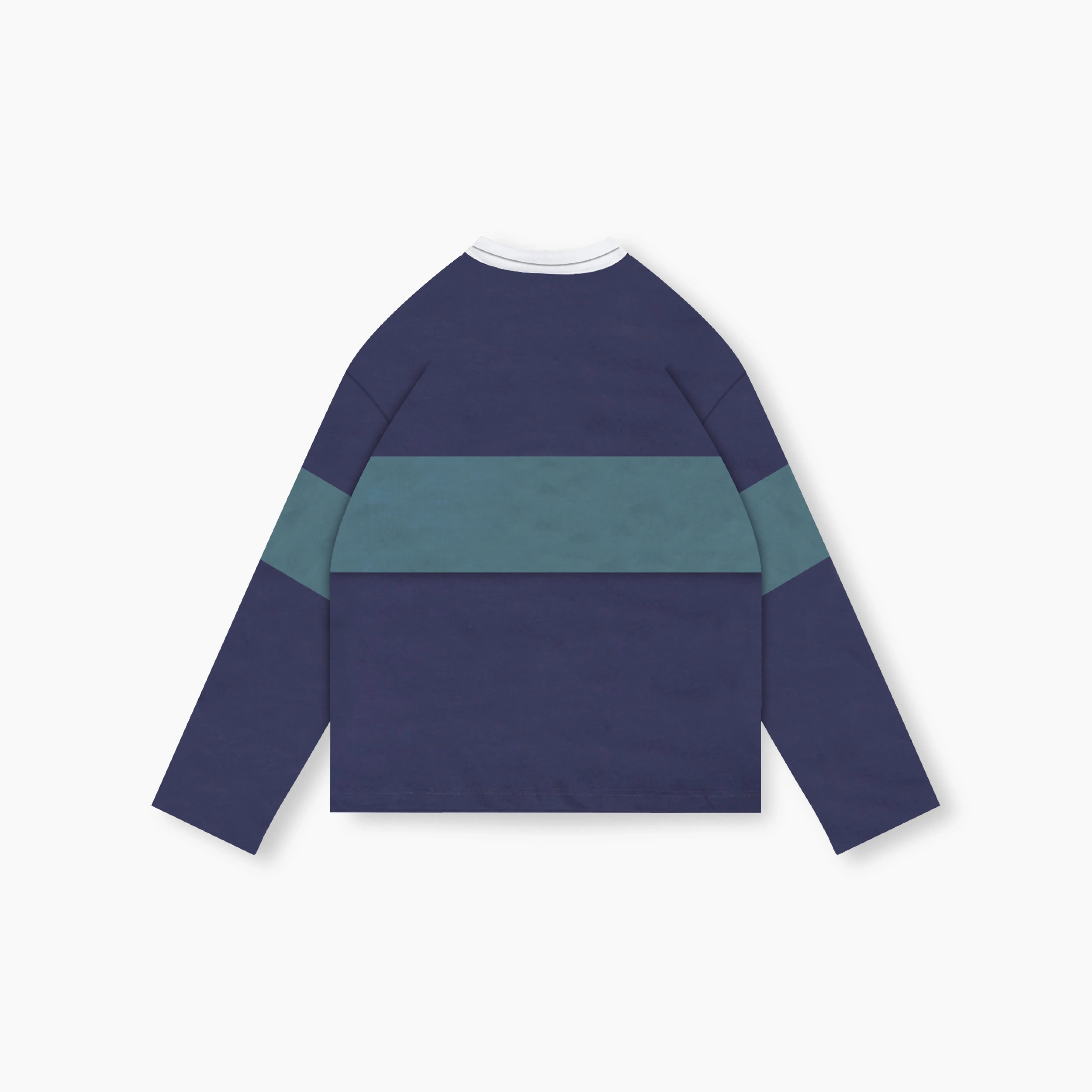 Striped Dual Collar Longsleeve