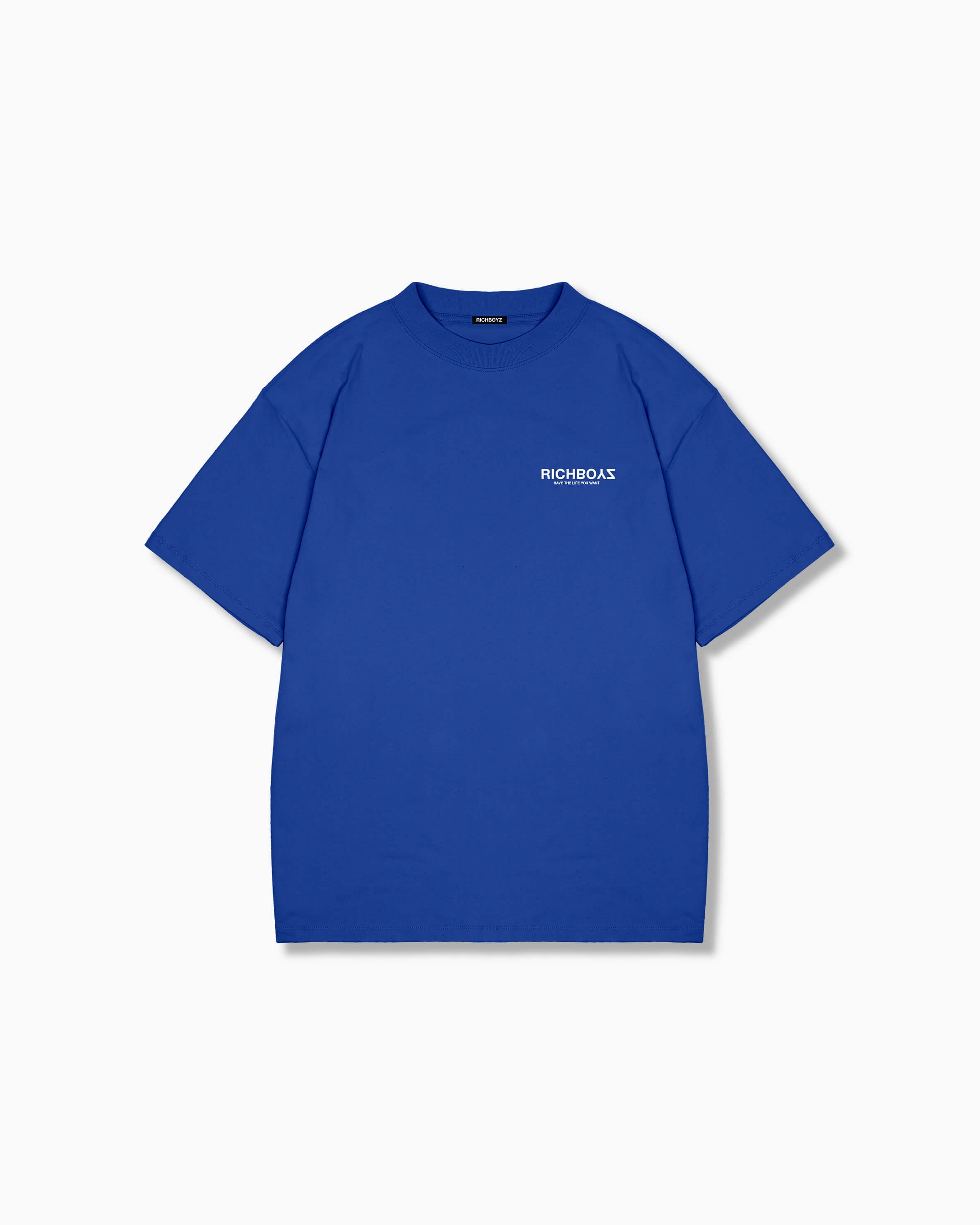 RELAXED DROP SHOULDER TEE COBALT BLUE