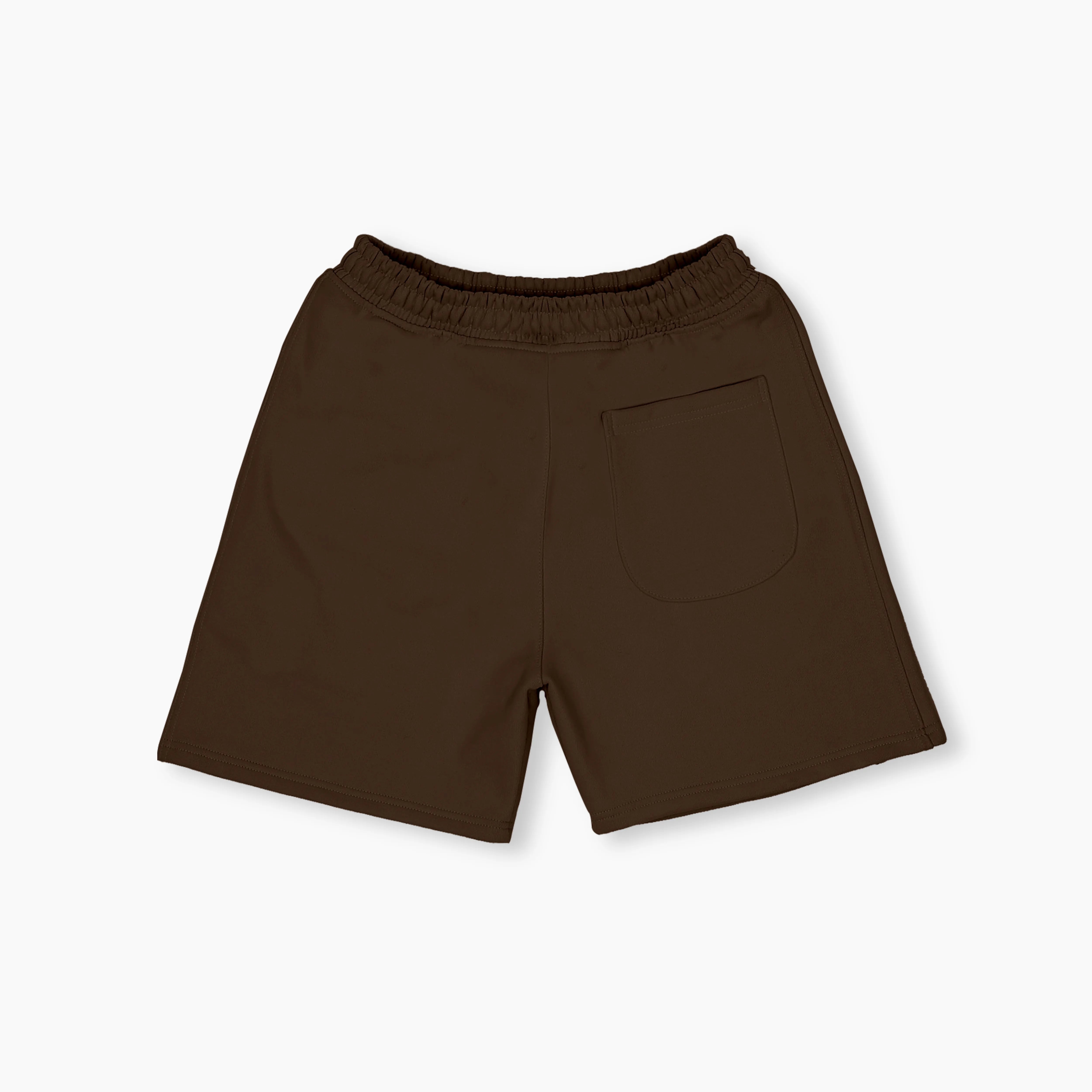 SWEATSHORTS - CHOCO BROWN