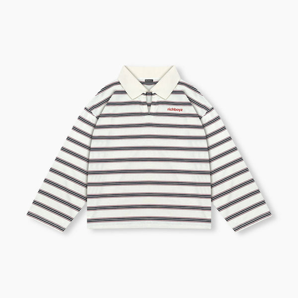 Striped Collared Long sleeves