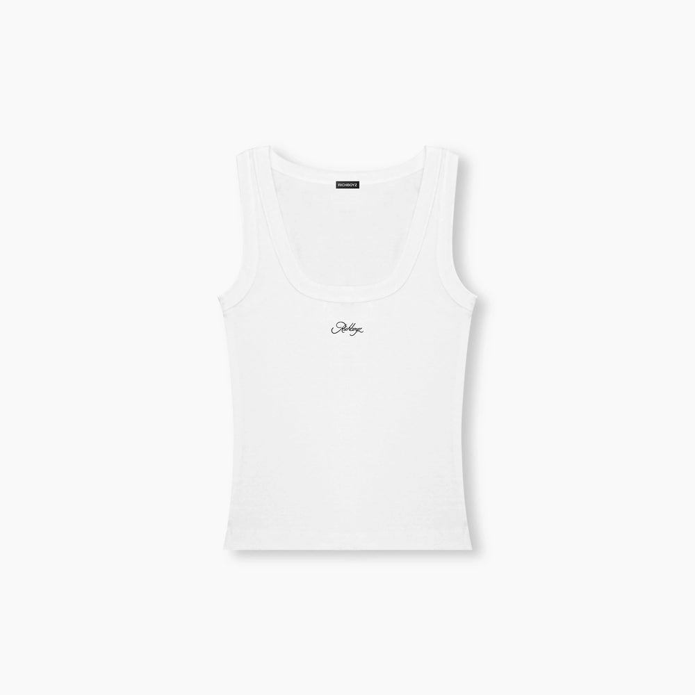 Cotton Rib Tank Top Women - Ceramic