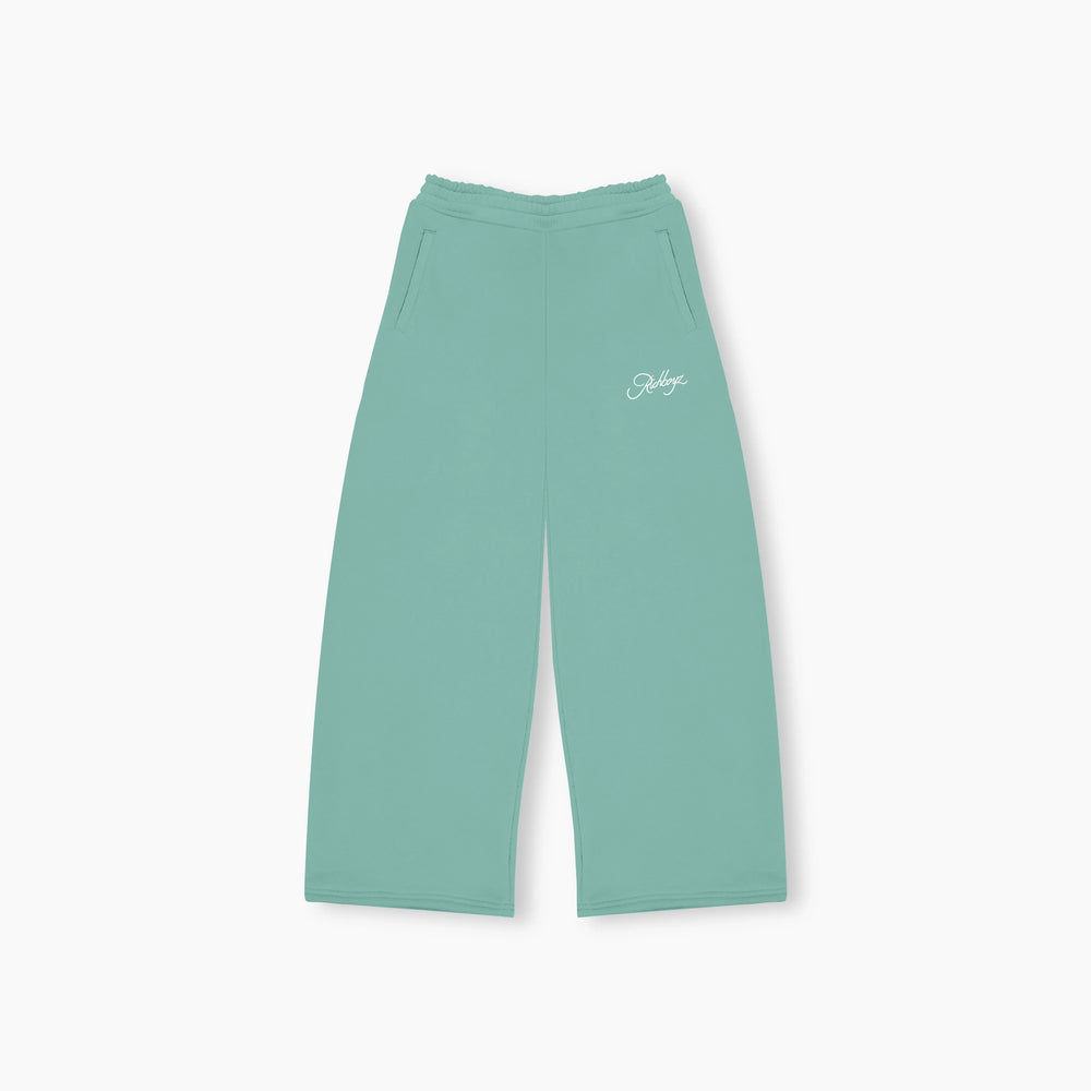 Wide Leg Sweatpants - Jade