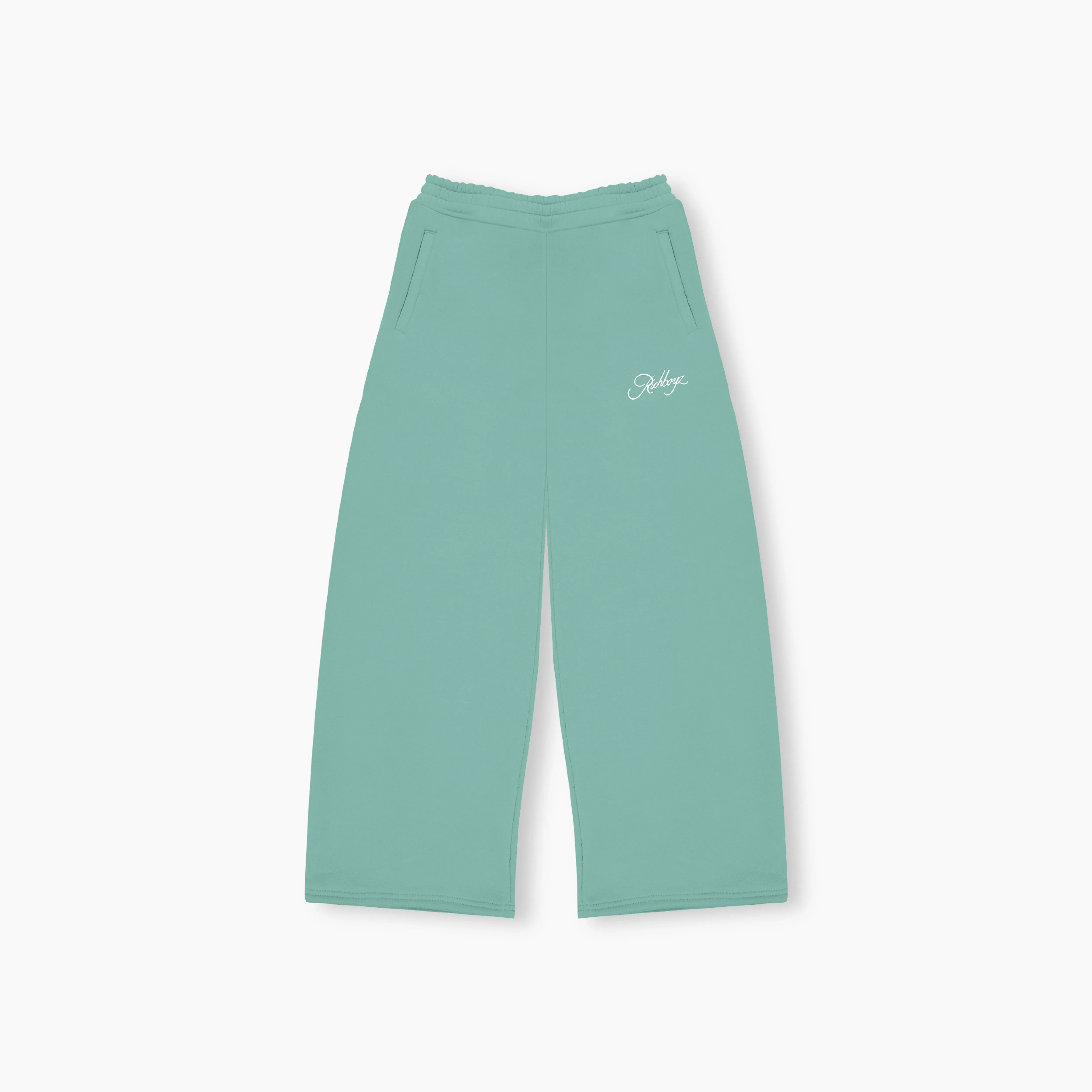 Wide Leg Sweatpants - Jade