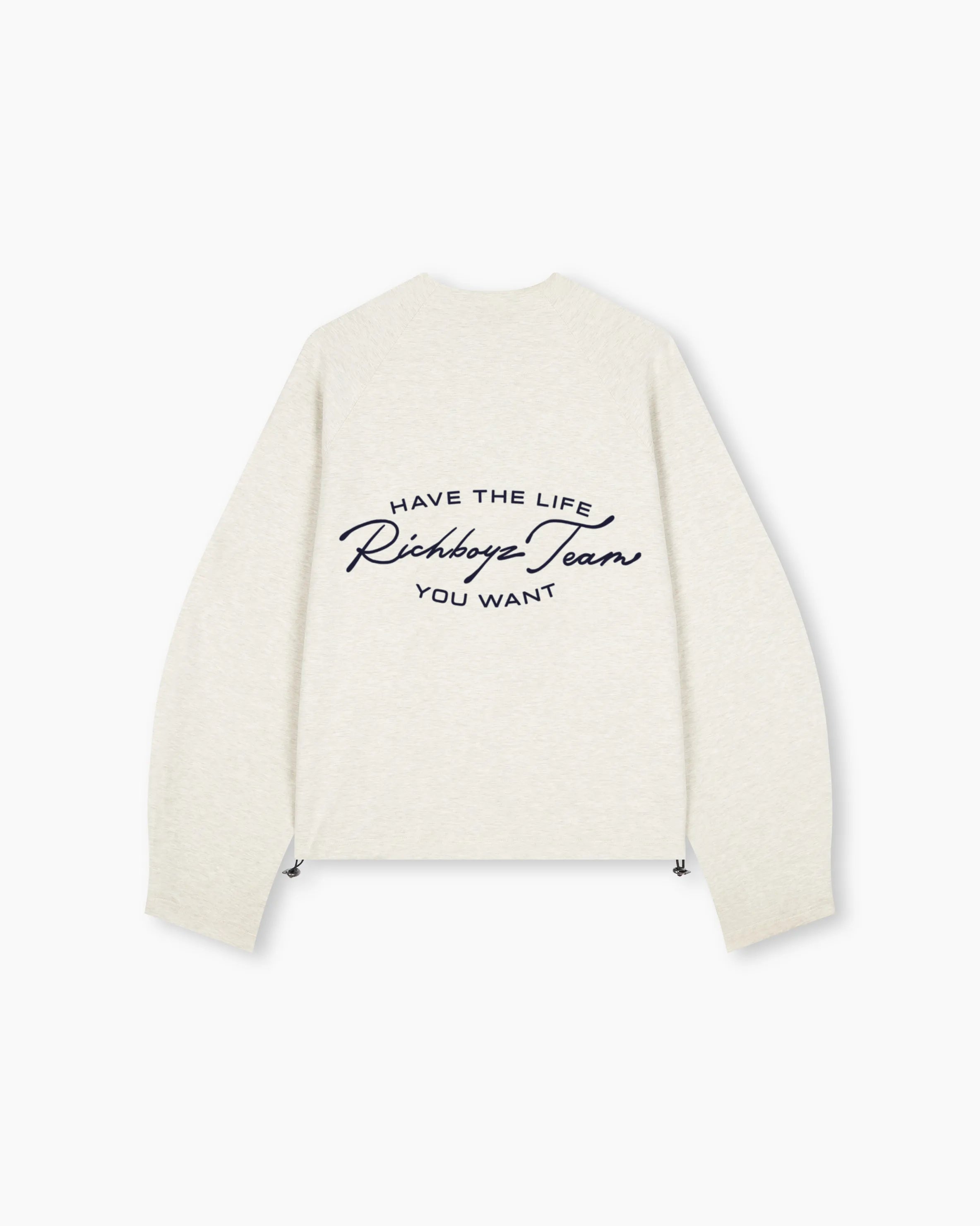 Airy Zip Sweater - Heather Gray