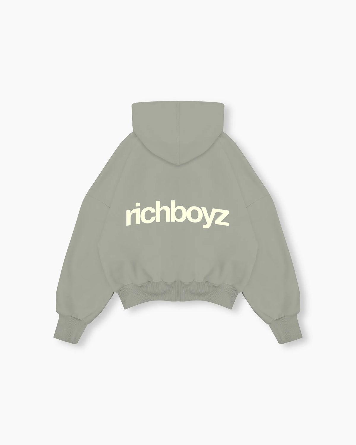 Double Zip Box Hoodie V2 - Icy Gray