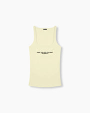 Cami Tank - Yellow