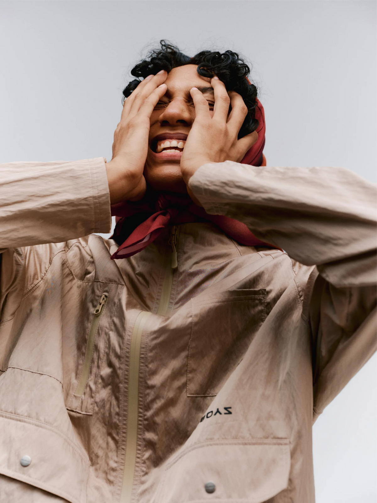Cargo Zip Sweater - Dune