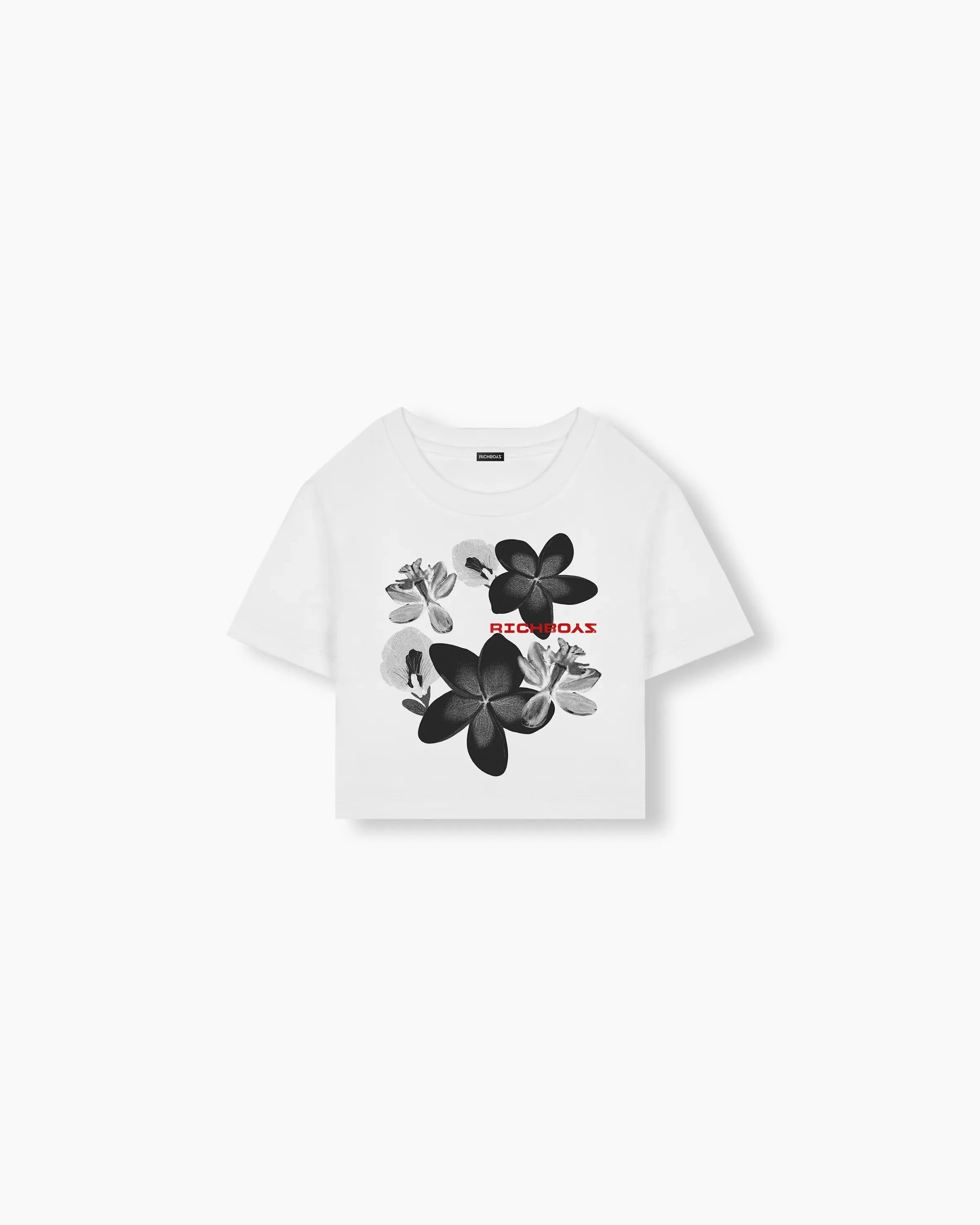 Cropped Baby Tee - White