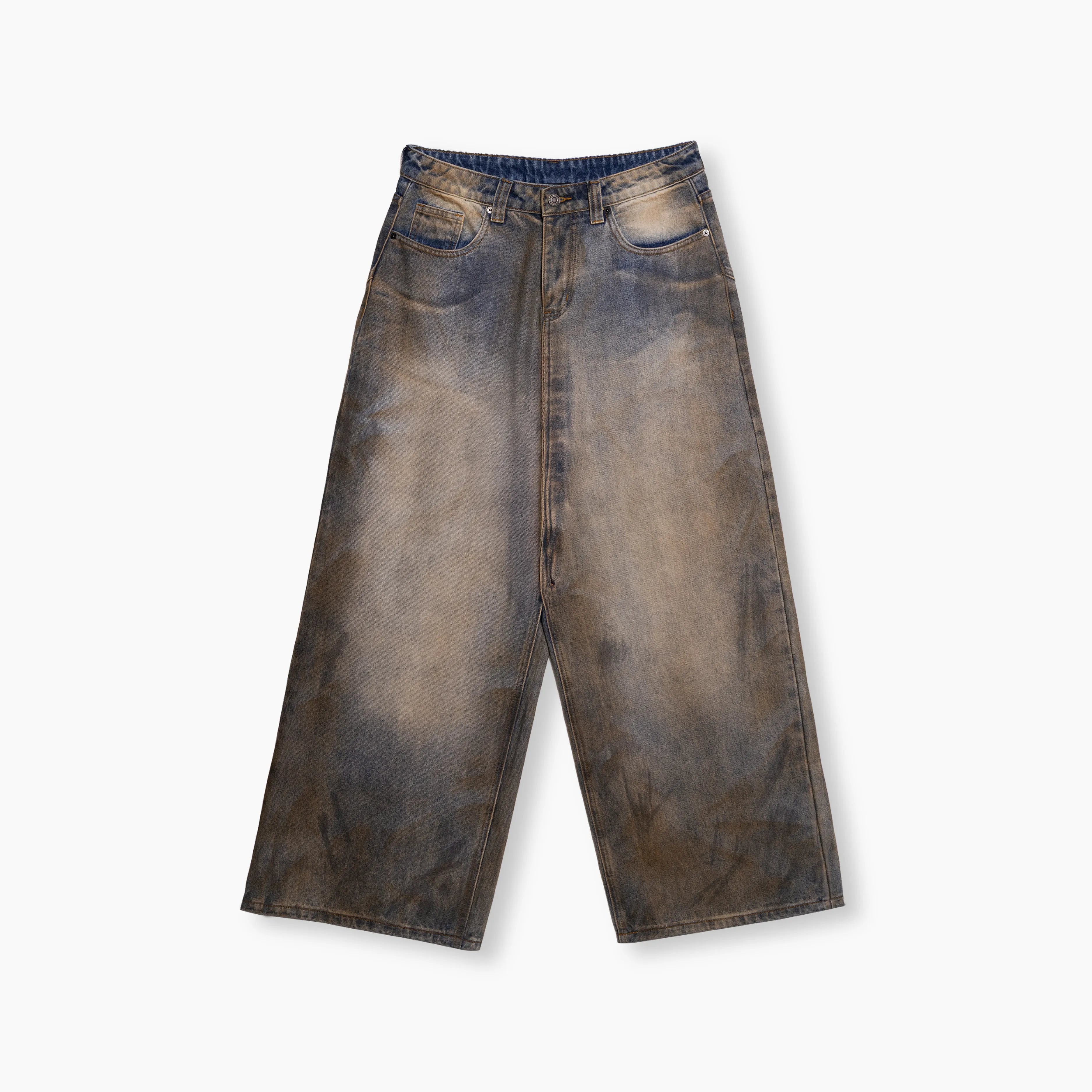 Denim Pants - Mud