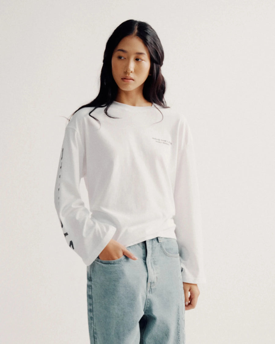Wide Sleeve - White