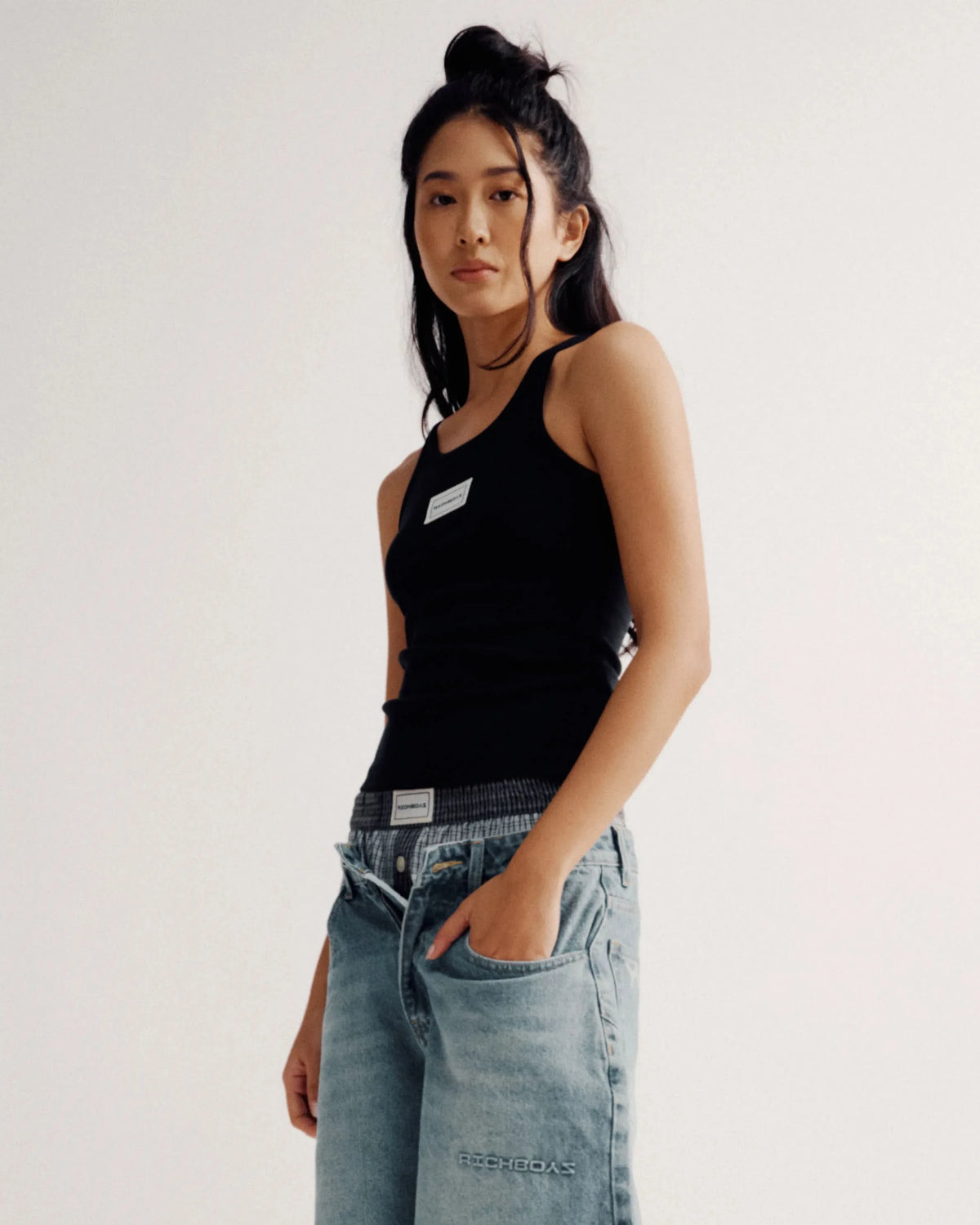 Halter Tank - Black