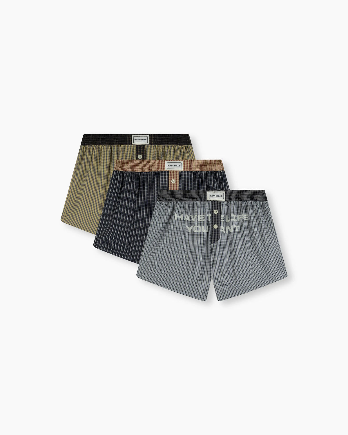 Checkered Boxers - 3Pack