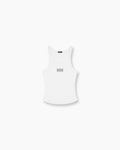 Halter Tank - White