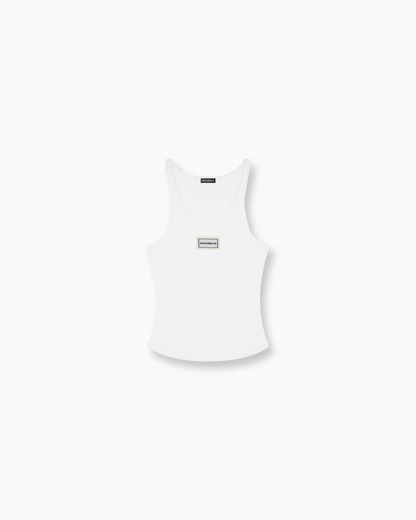Halter Tank - White