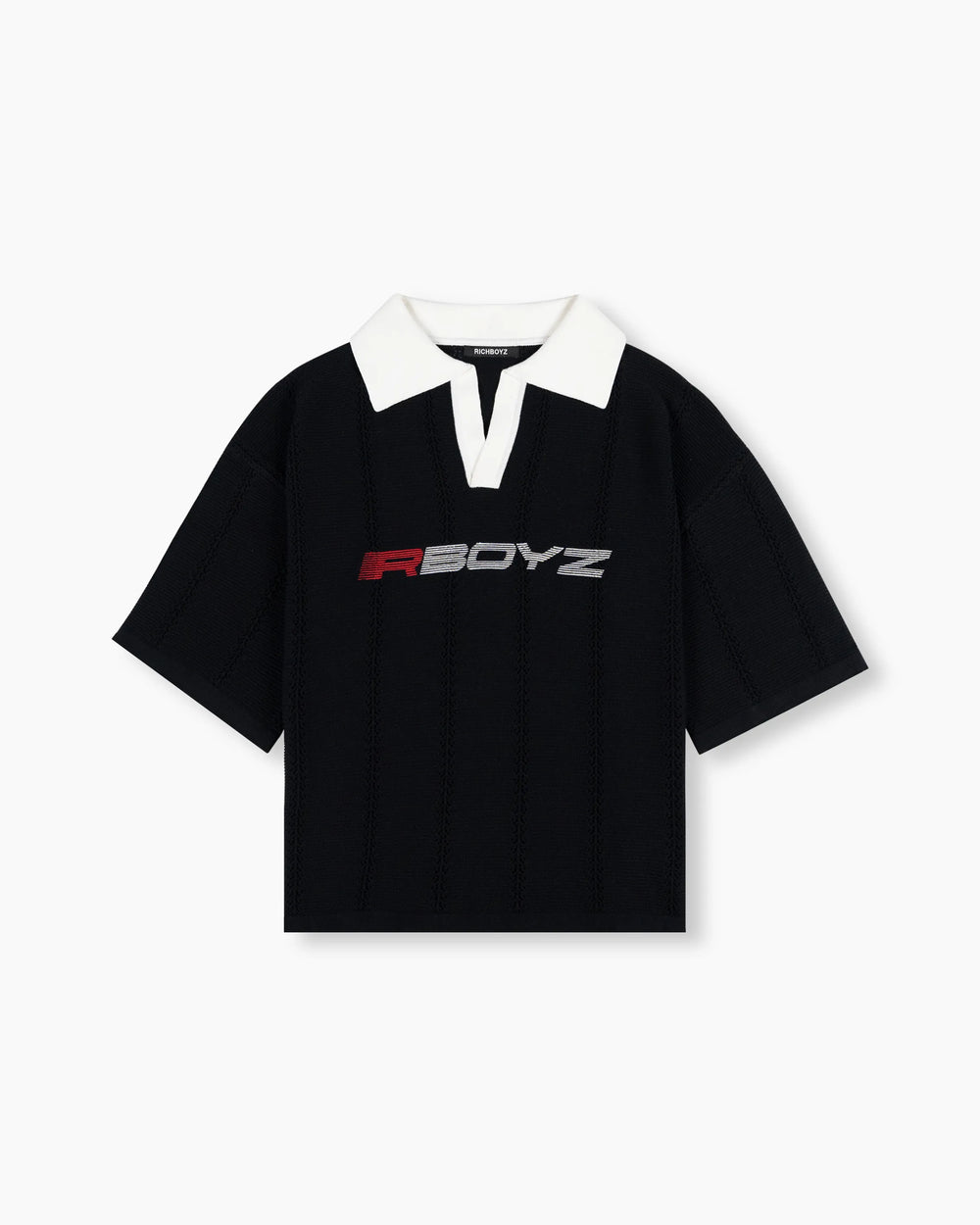 Knitted Polo - Black