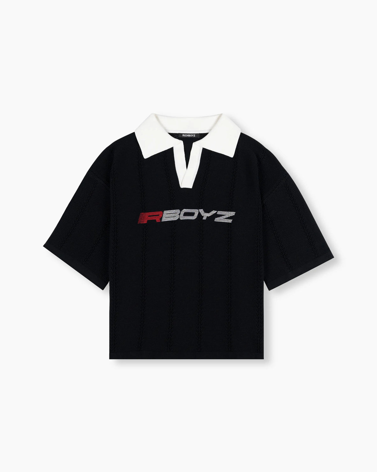 Knitted Polo - Black