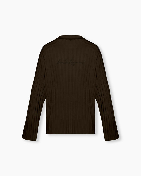 Knitted Long Sleeves - Cocoa