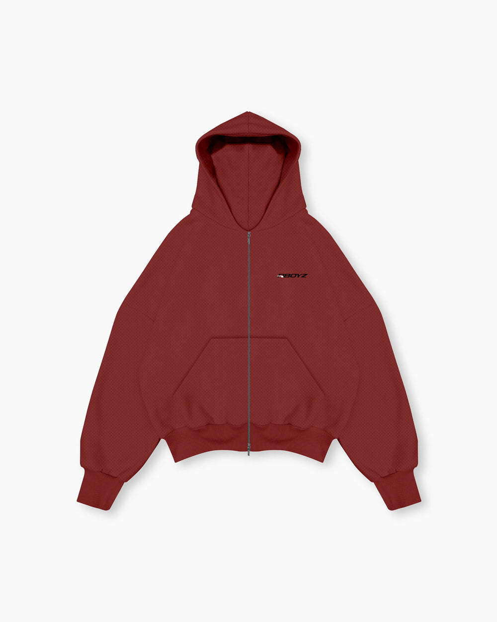 Zip Motion Hoodie - Red