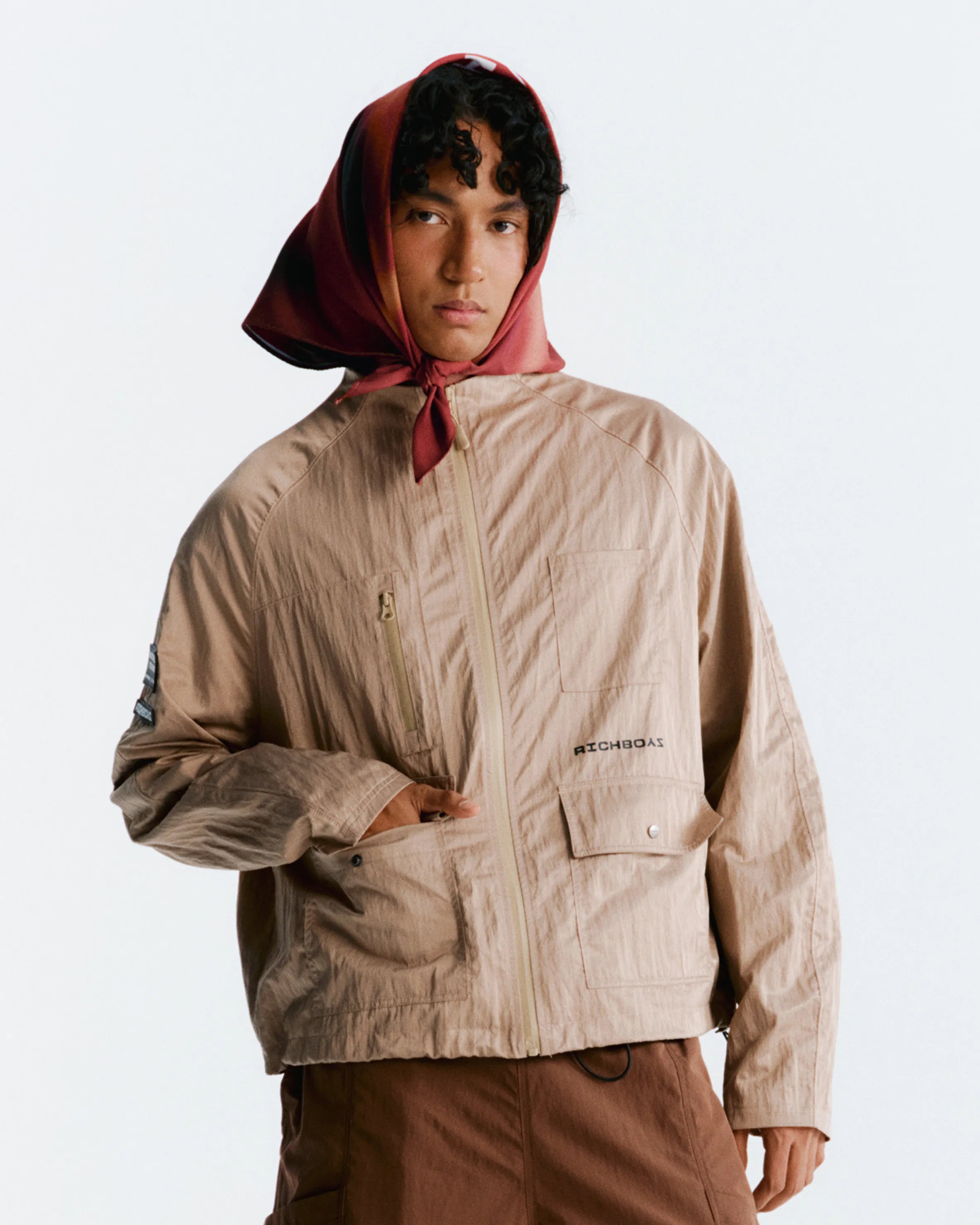 Cargo Zip Sweater - Dune