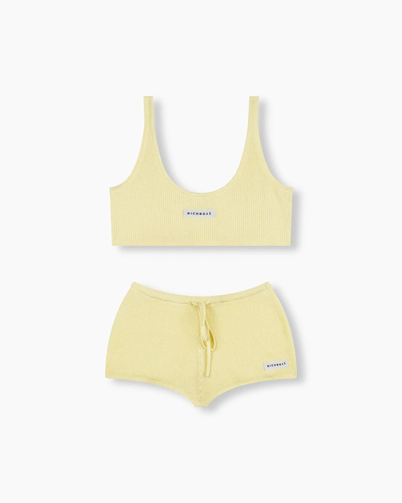 Knitted Bralette Set