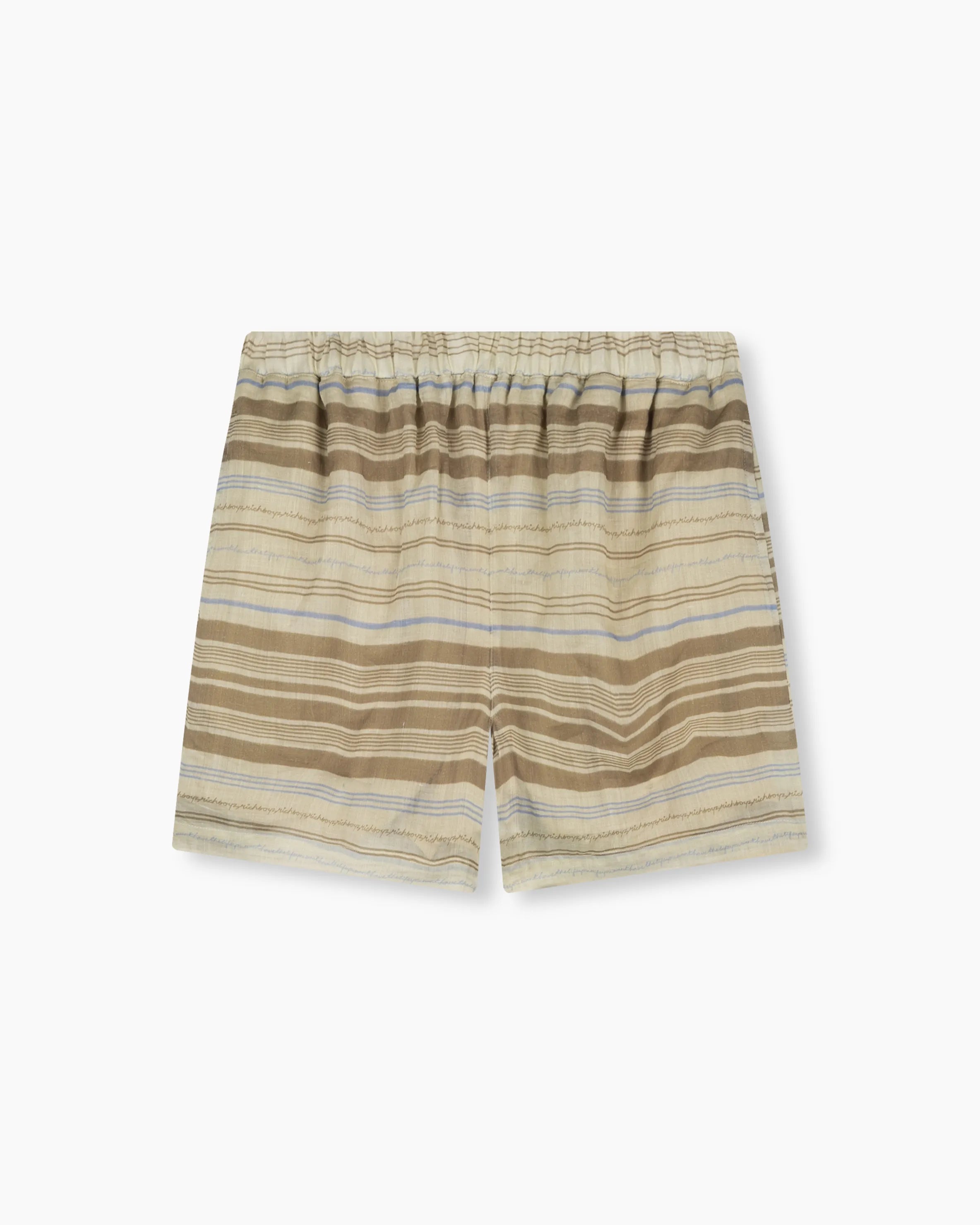 Linen Shorts - Brown