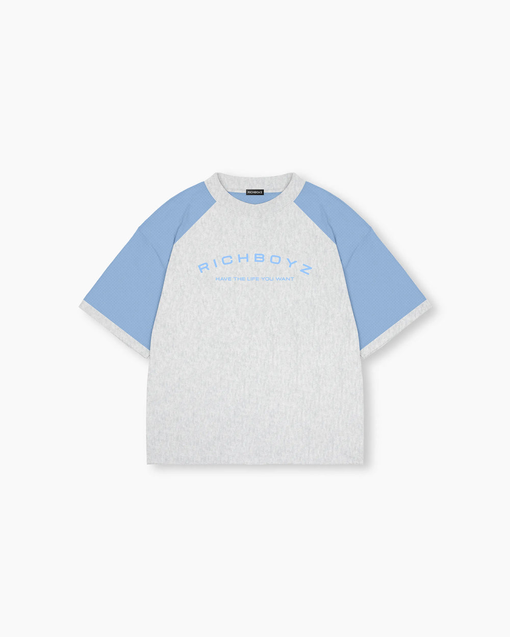 Raglan Tee - Heather Gray