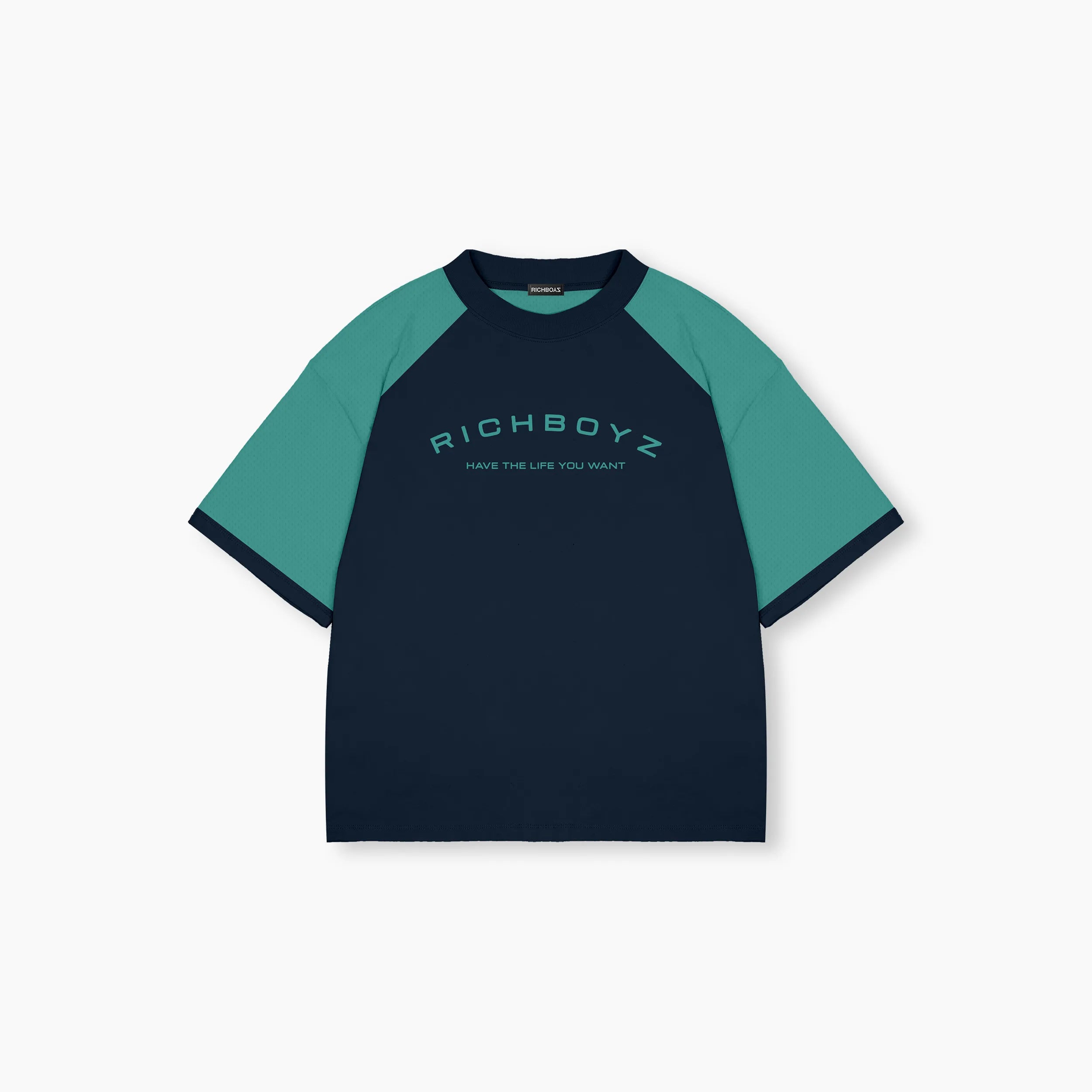 Raglan Tee - Denim Blue