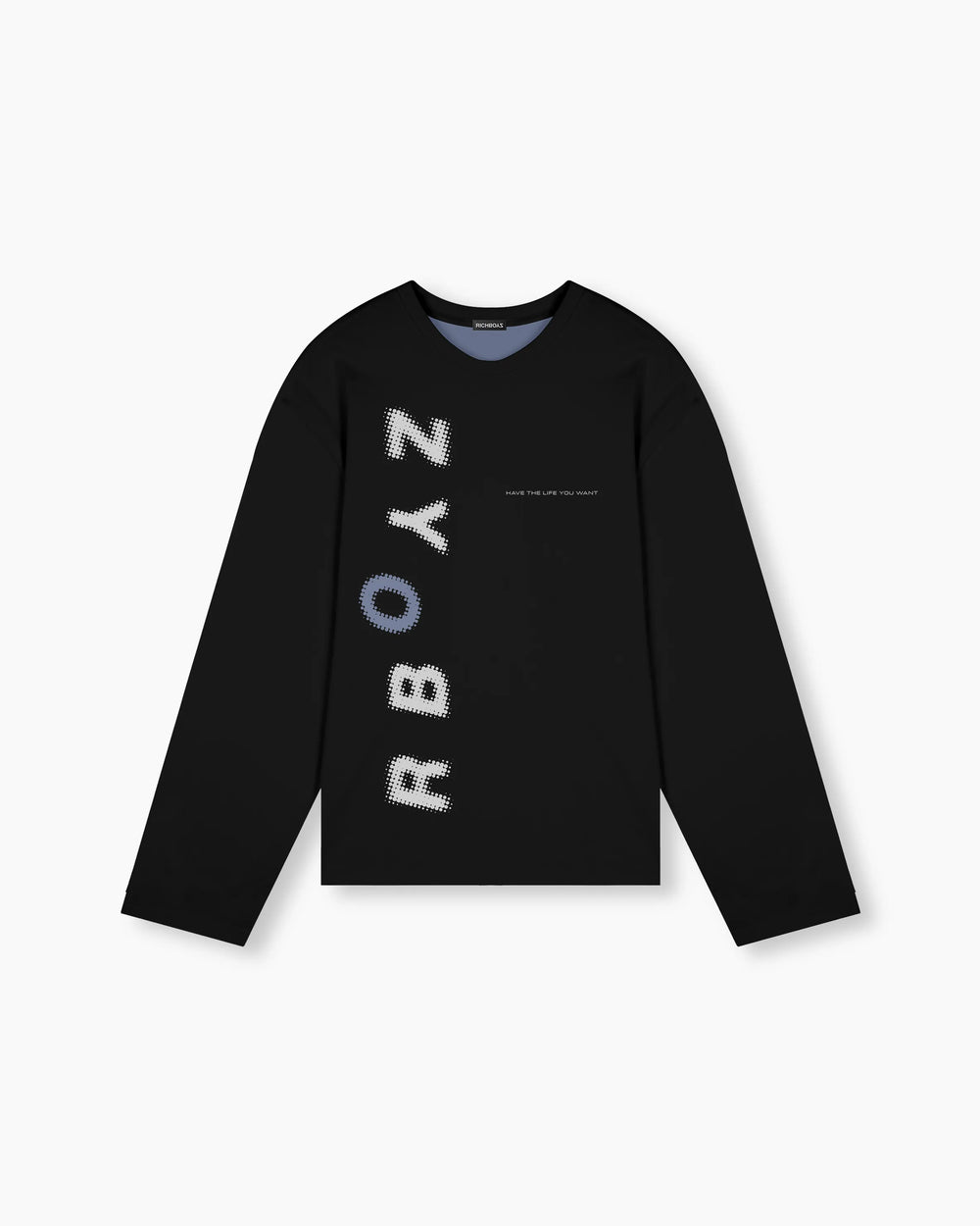 Raw Edge Long Sleeve - Slate