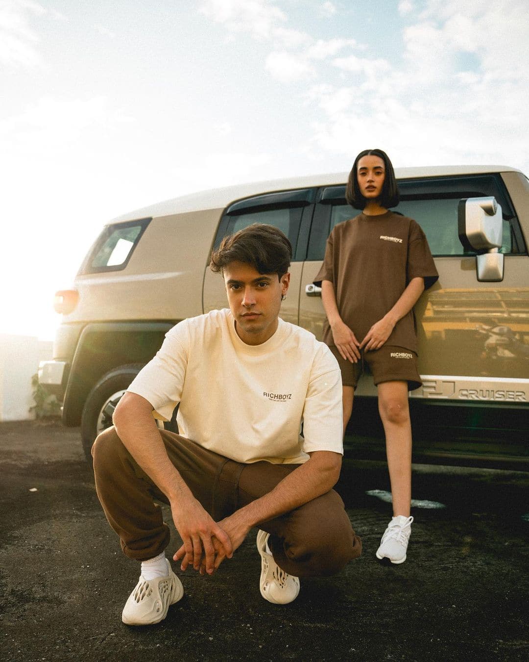 SWEATSHORTS - CHOCO BROWN