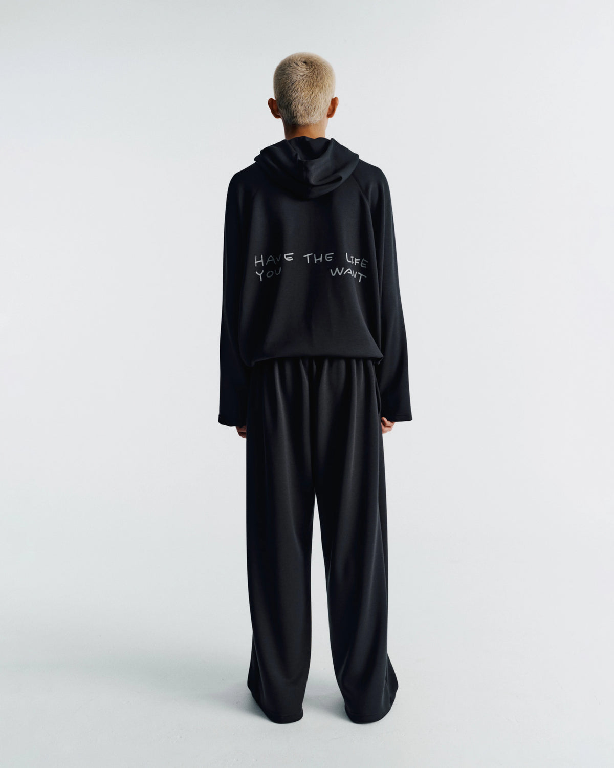 Airy Quarter Zip Hoodie - Midnight